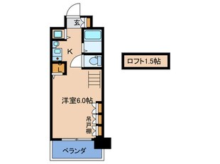 ｴｽﾃﾑｺ-ﾄ梅田東ｱｸｱﾊﾟﾚｽ(410)の物件間取画像